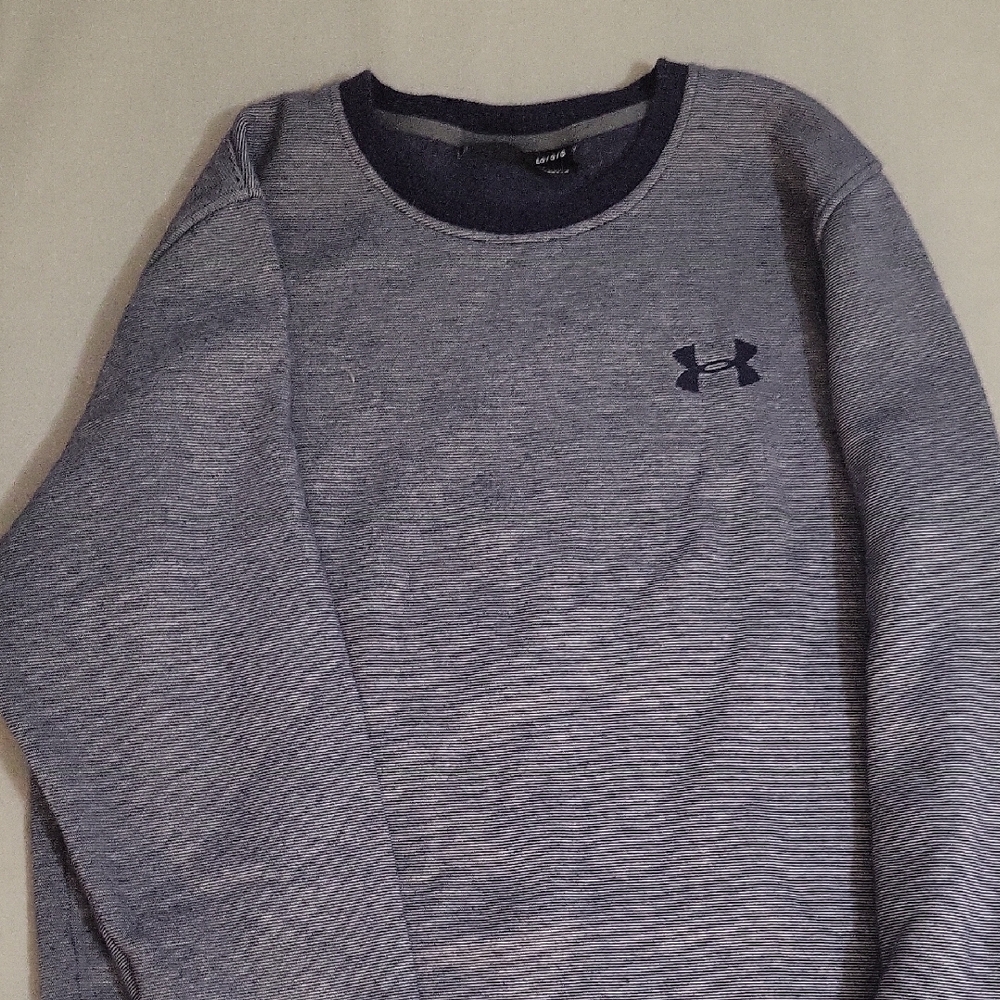 Under Armour Men's Blue Heather Crewneck Sweater
